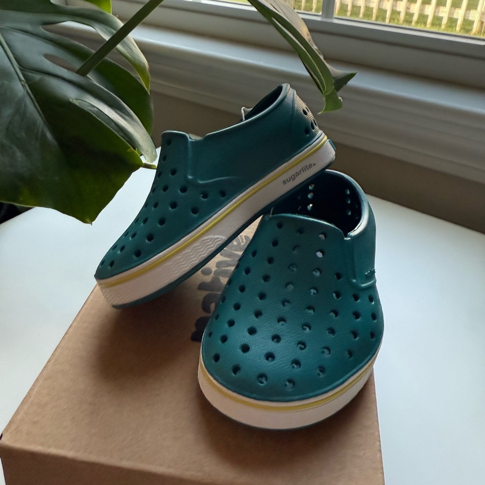 Native Shoes Blue Water Shoes for Toddler